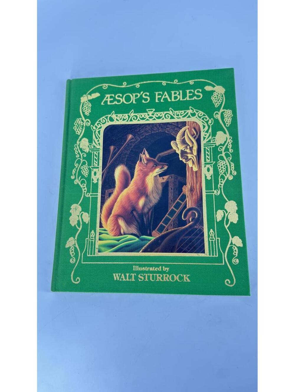 Vintage Aesop's Fables Illustrated by Walt Sturrock Hardcover Book